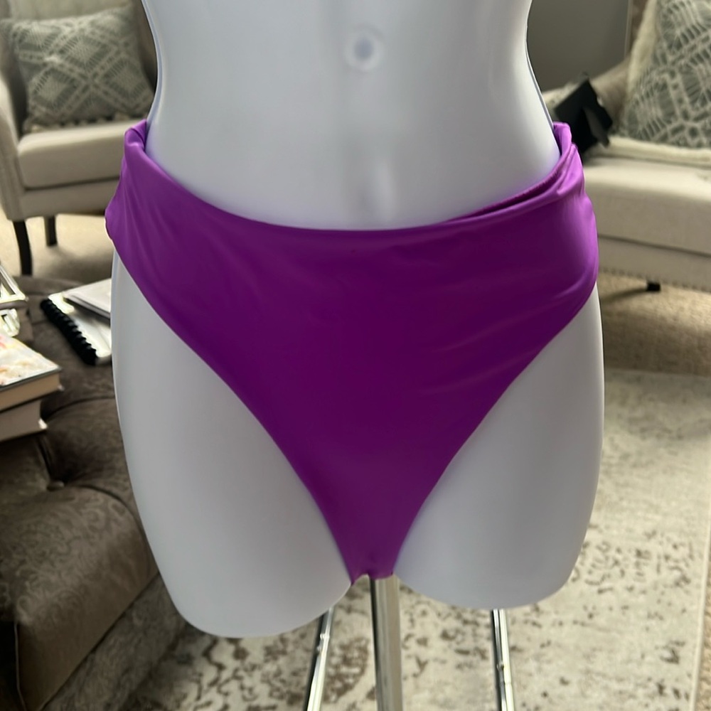 SKIMS Purple High-Waist Bikini Bottom